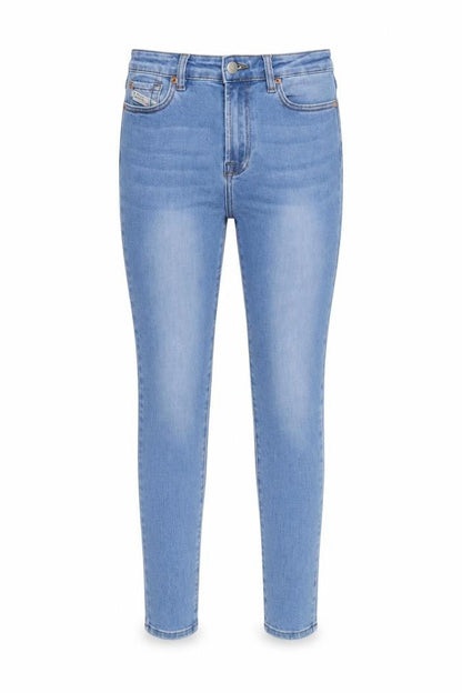 Womens UK Size 8 Diesel Regular Fit Skinny Blue Jeans