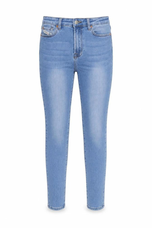 Womens UK Size 8 Diesel Regular Fit Skinny Blue Jeans