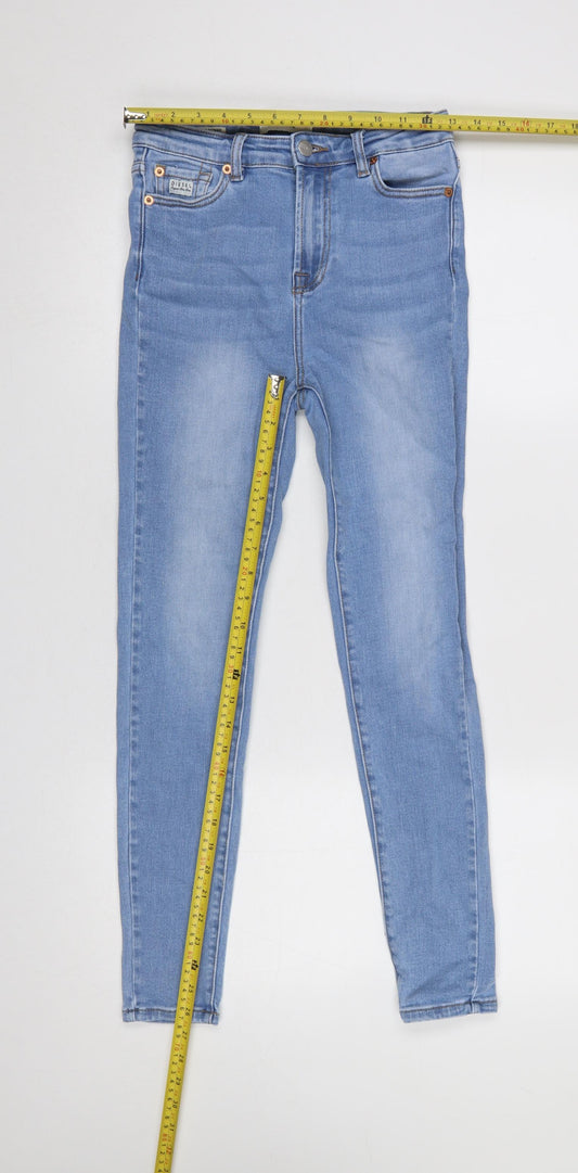 Womens UK Size 8 Diesel Regular Fit Skinny Blue Jeans