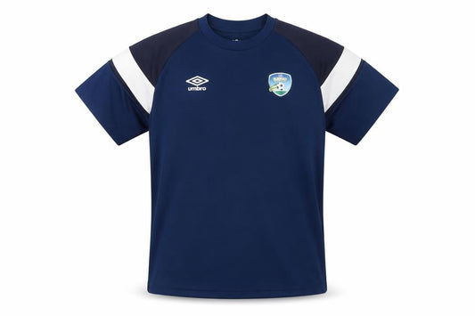 Umbro Men's Blue Football Training T-Shirt Size L Short Sleeve