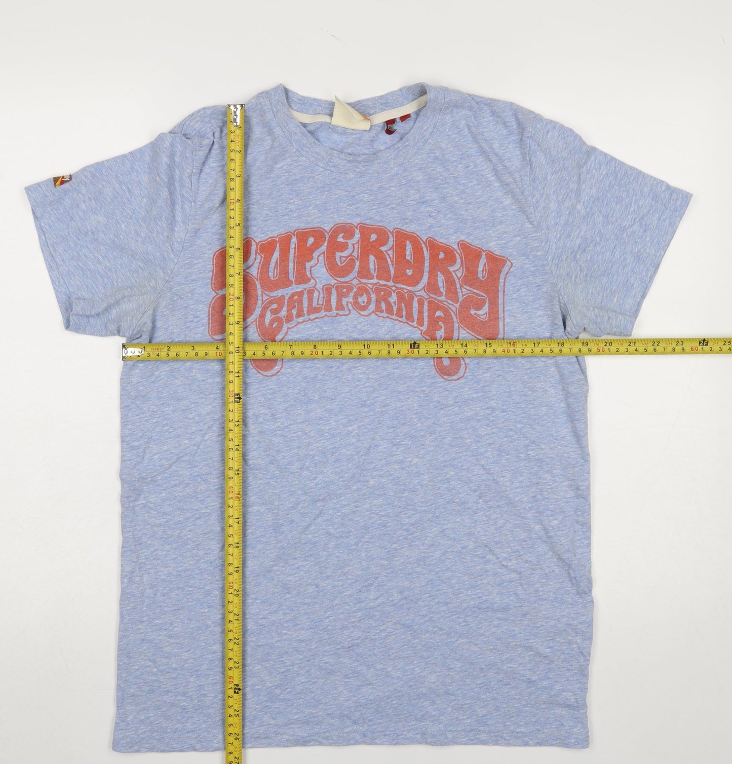 Mens UK Size M Superdry Blue  T-Shirt
