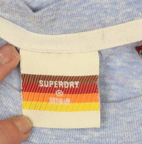 Mens UK Size M Superdry Blue  T-Shirt