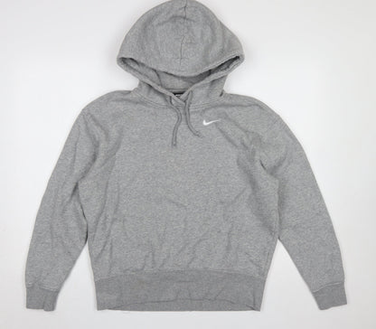 Womens UK Size XS Nike Grey Pullover Hoodie