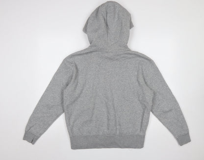 Womens UK Size XS Nike Grey Pullover Hoodie