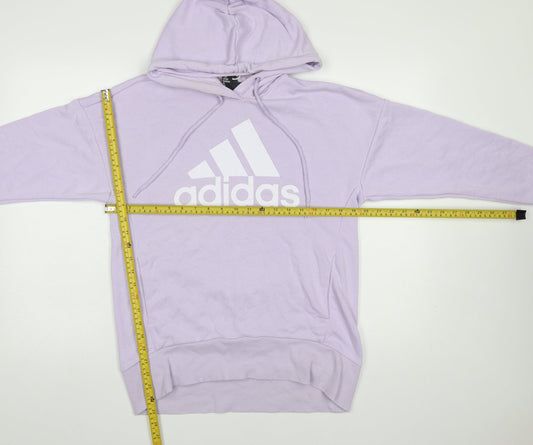 Womens UK Size S adidas Purple Pullover Hoodie