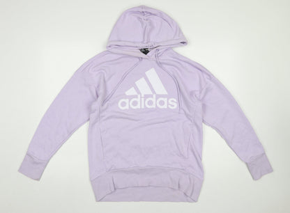Womens UK Size S adidas Purple Pullover Hoodie