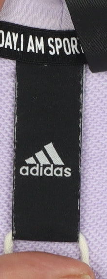 Womens UK Size S adidas Purple Pullover Hoodie