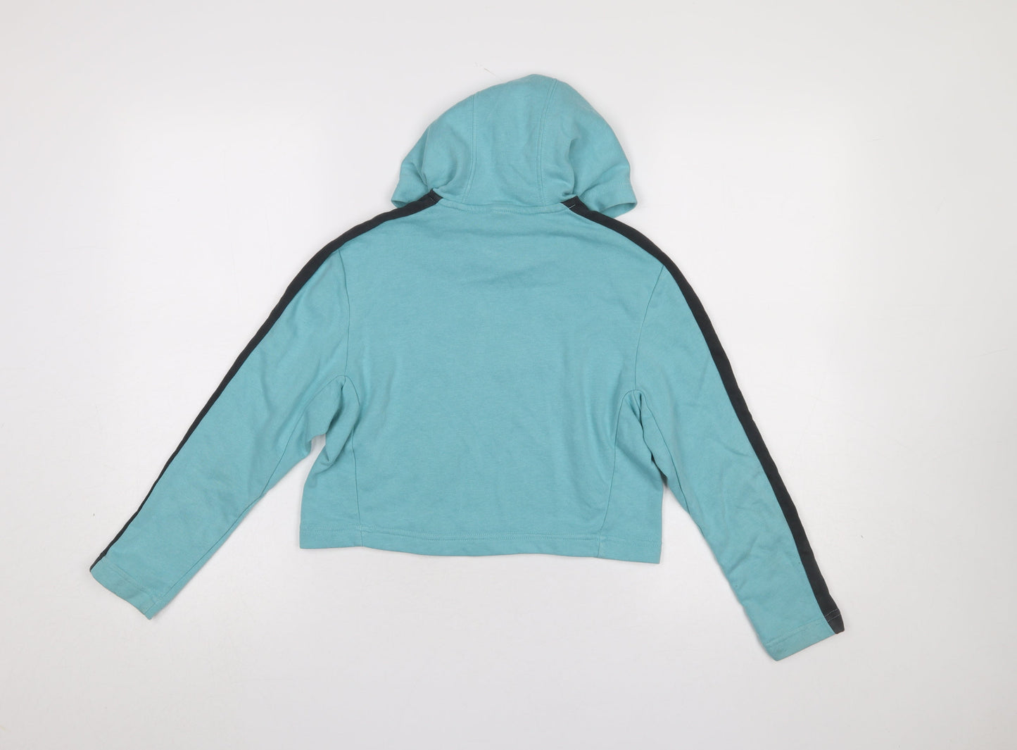 Girls UK Size 9-10 Years adidas Blue Pullover Hoodie