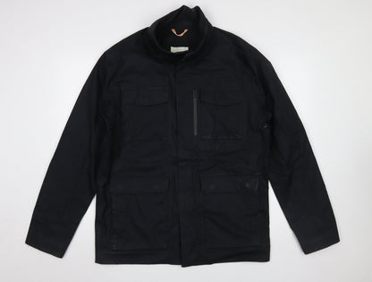Mens UK Size L SWIMS Black Rain Coat