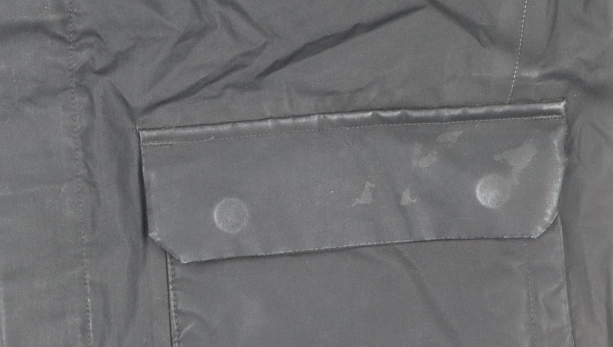 Mens UK Size L SWIMS Black Rain Coat