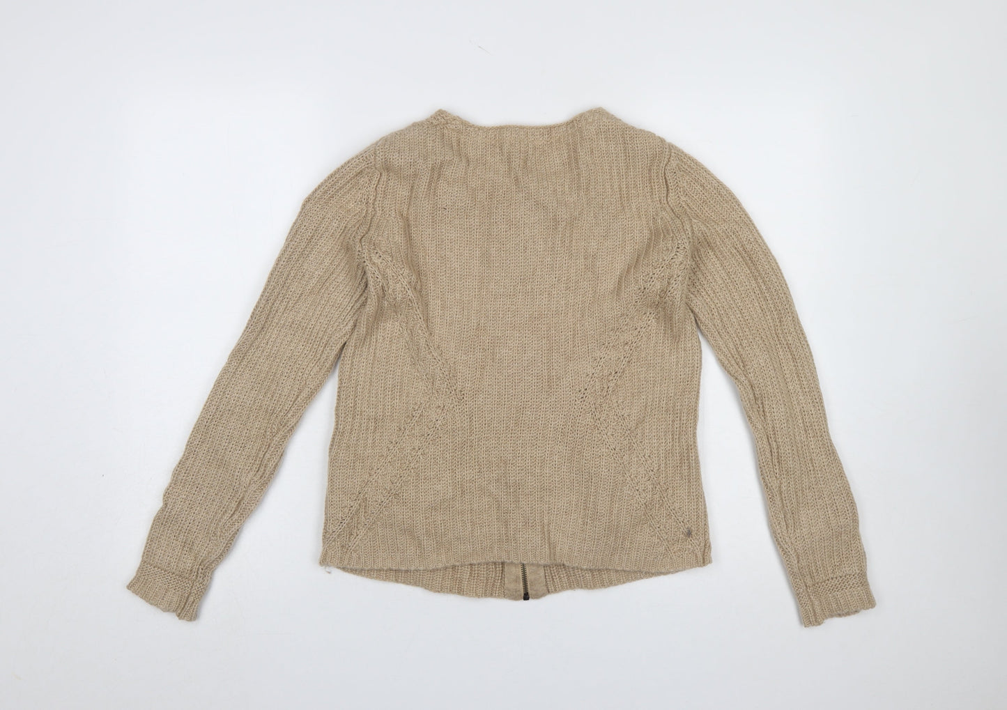 Womens UK Size L Part Two Beige Cardigan Jumper