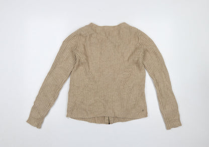Womens UK Size L Part Two Beige Cardigan Jumper