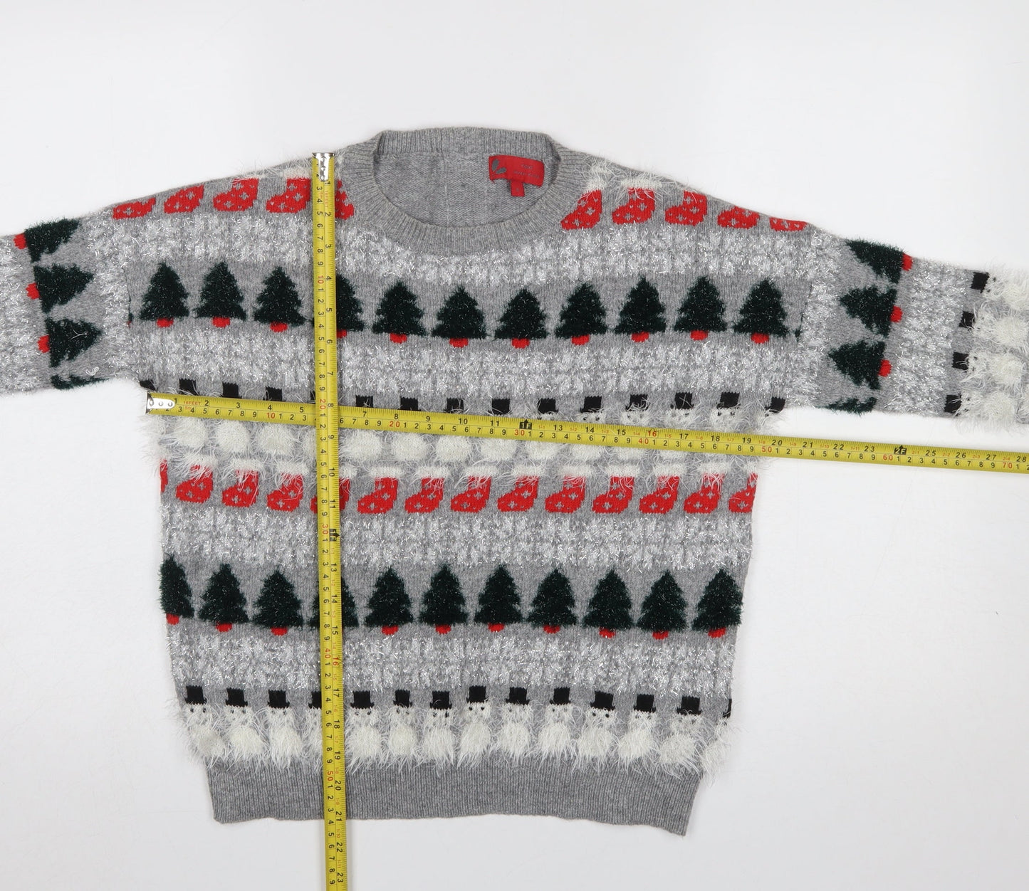 Womens UK Size 8 NEXT Grey Pullover Jumper