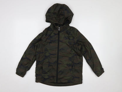 Boys UK Size 10 Years TOG24 Green Windbreaker Coat