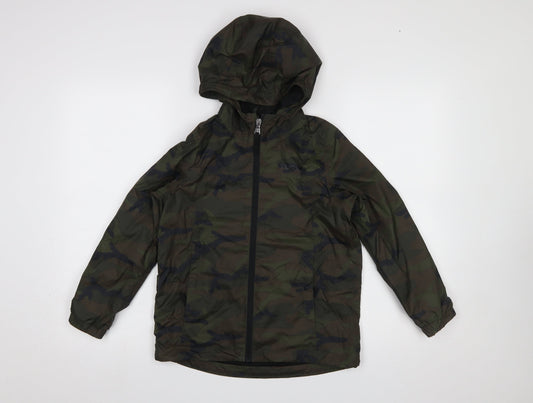Boys UK Size 10 Years TOG24 Green Windbreaker Coat