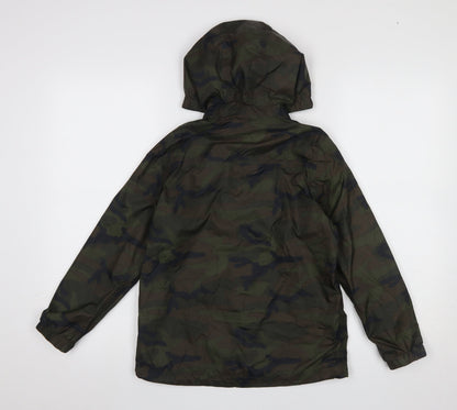 Boys UK Size 10 Years TOG24 Green Windbreaker Coat