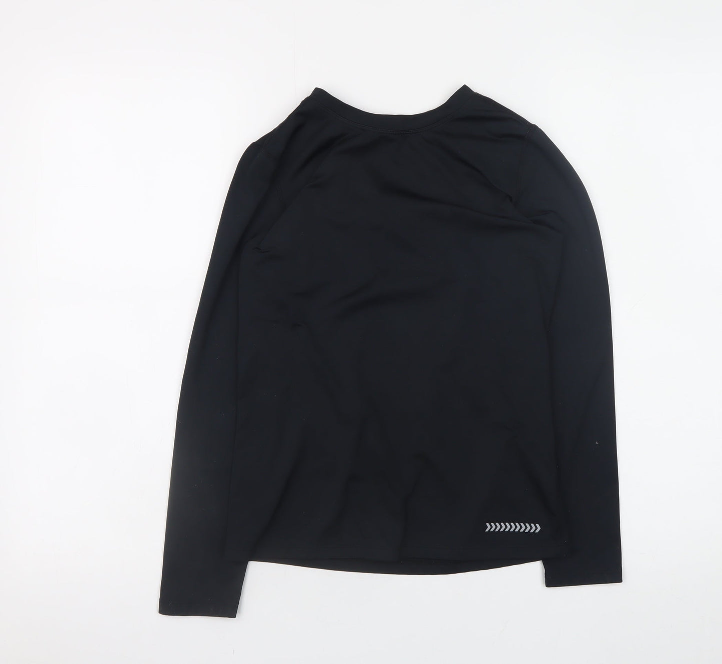 Girls UK Size 10-11 Years Dunnes Stores Black Basic T-Shirt