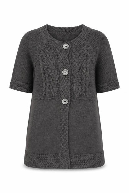 Womens UK Size 14 Marks and Spencer Grey Cardigan Jumper