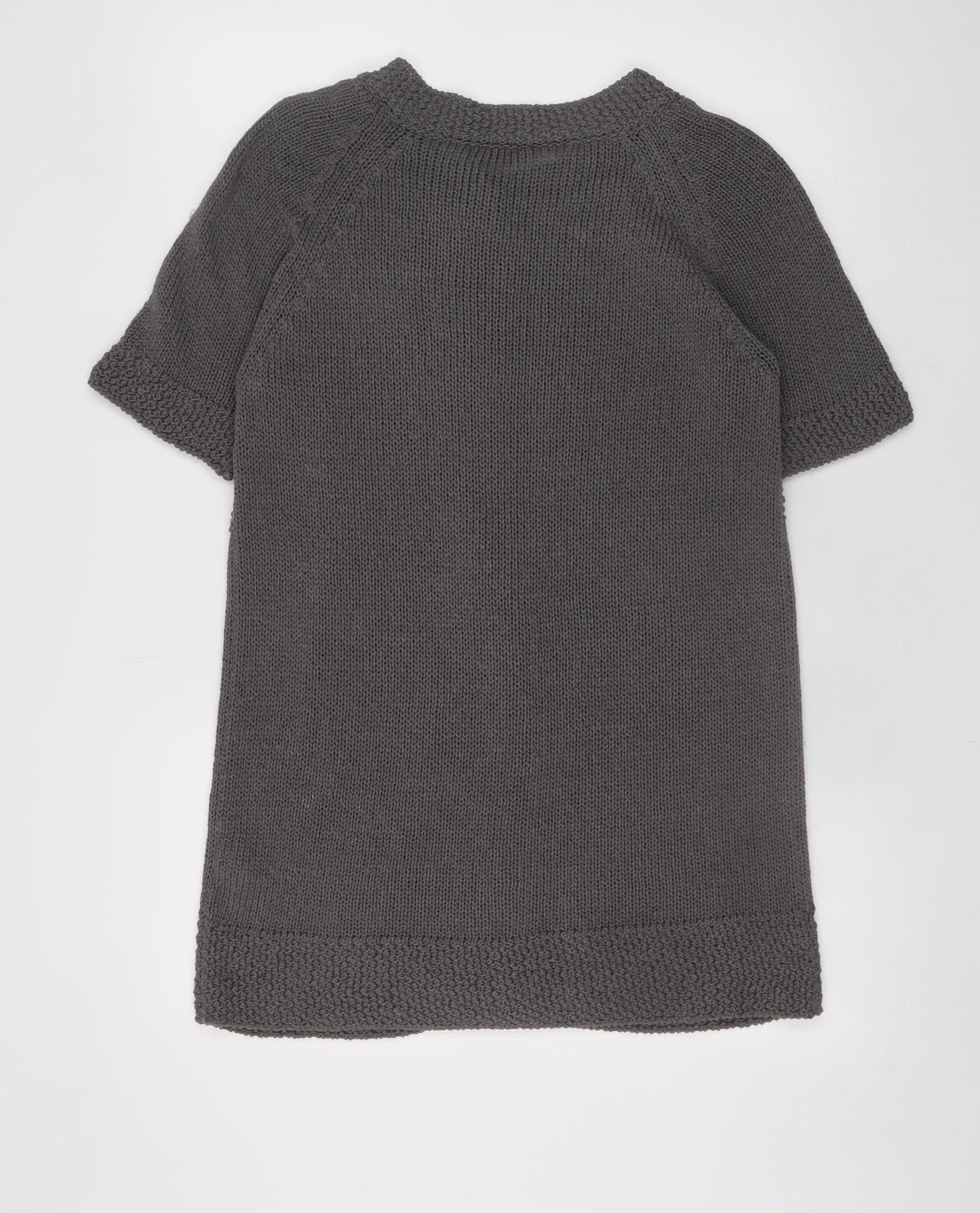 Womens UK Size 14 Marks and Spencer Grey Cardigan Jumper