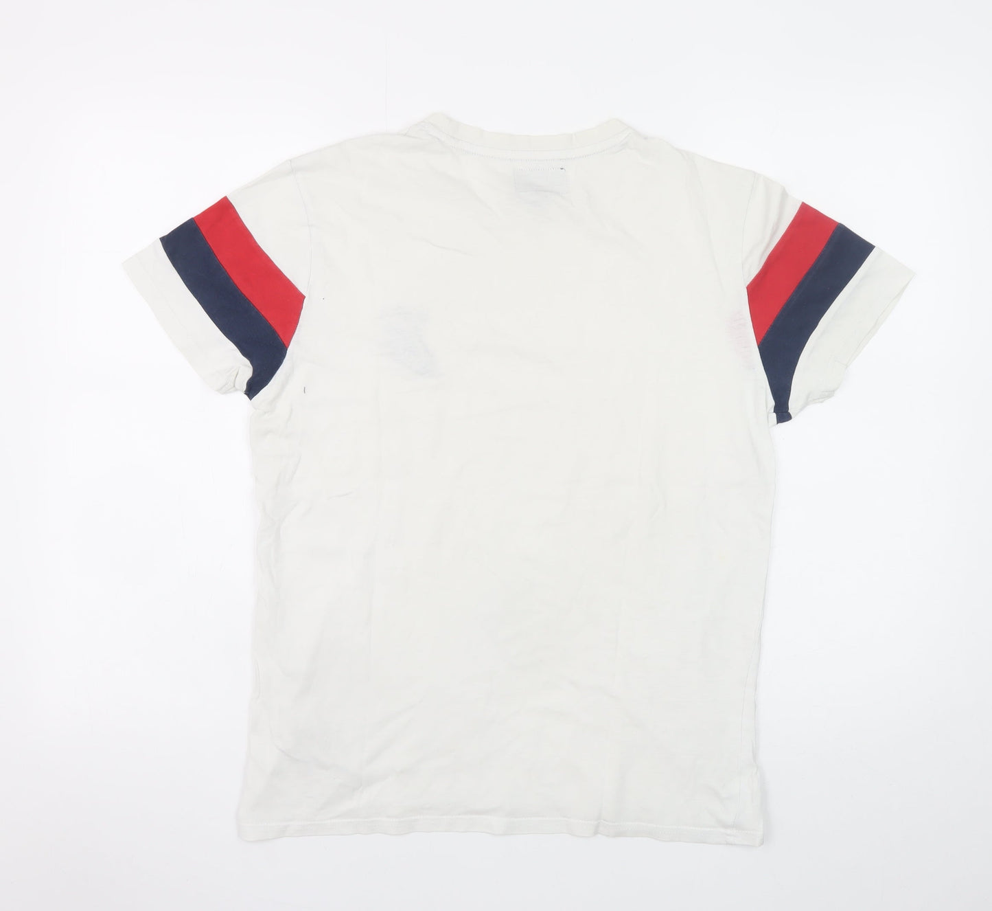 Mens UK Size S Threadbare White  T-Shirt