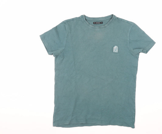 Mens UK Size M Dunnes Green  T-Shirt