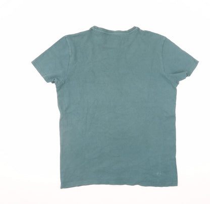 Mens UK Size M Dunnes Green  T-Shirt