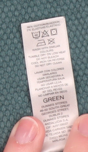 Mens UK Size M Dunnes Green  T-Shirt