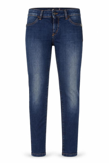 Front view of Just Cavalli women’s blue slim skinny denim jeans 27in waist