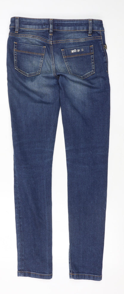 Mens UK Size 27 Just Cavalli Slim Fit Skinny Blue Jeans