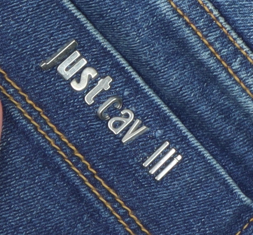 Mens UK Size 27 Just Cavalli Slim Fit Skinny Blue Jeans