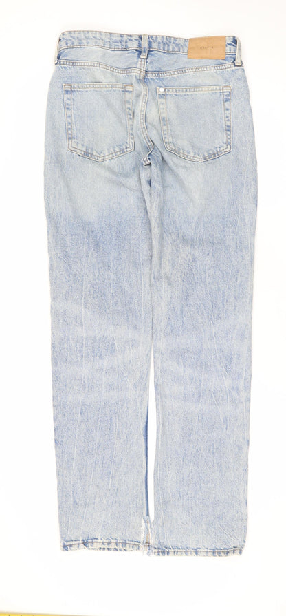 Mens UK Size 30 H&M Regular Fit Straight Blue Jeans