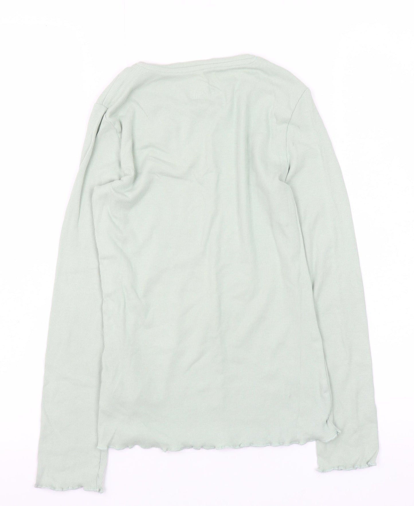 Girls UK Size 10-11 Years F&F Green Pullover Jumper