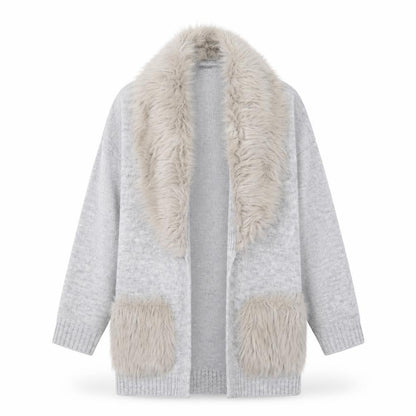Girls UK Size 8-9 Years F&F Kids Grey Cardigan Jumper