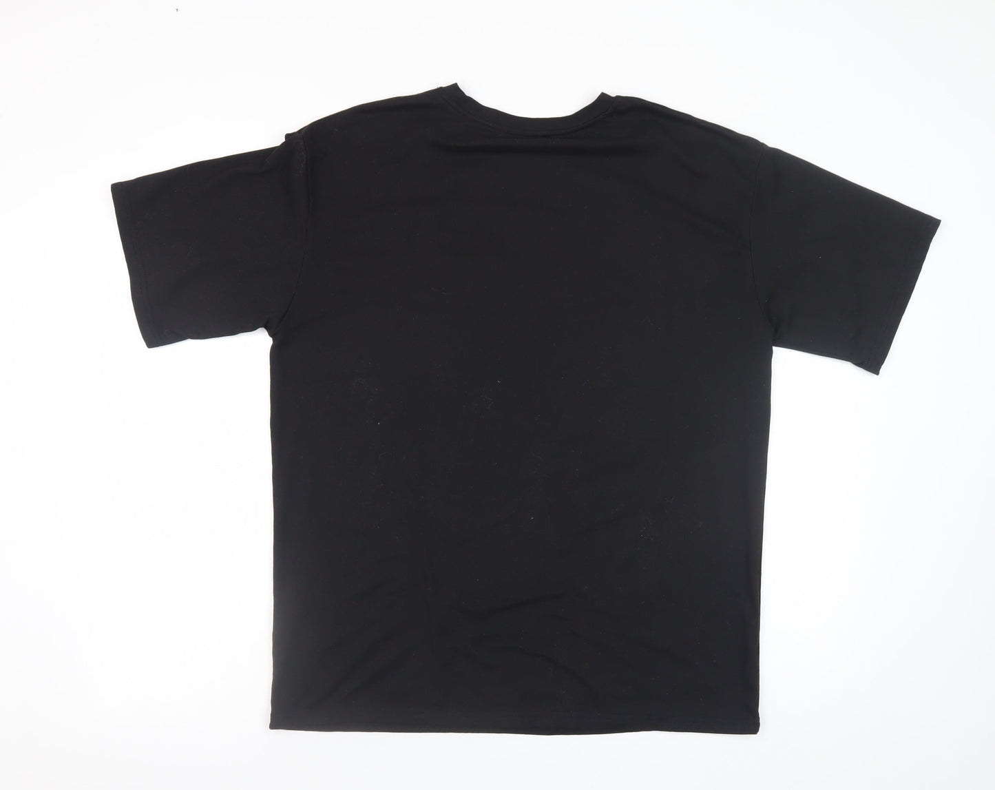 Womens UK Size S SheIn Black Basic T-Shirt