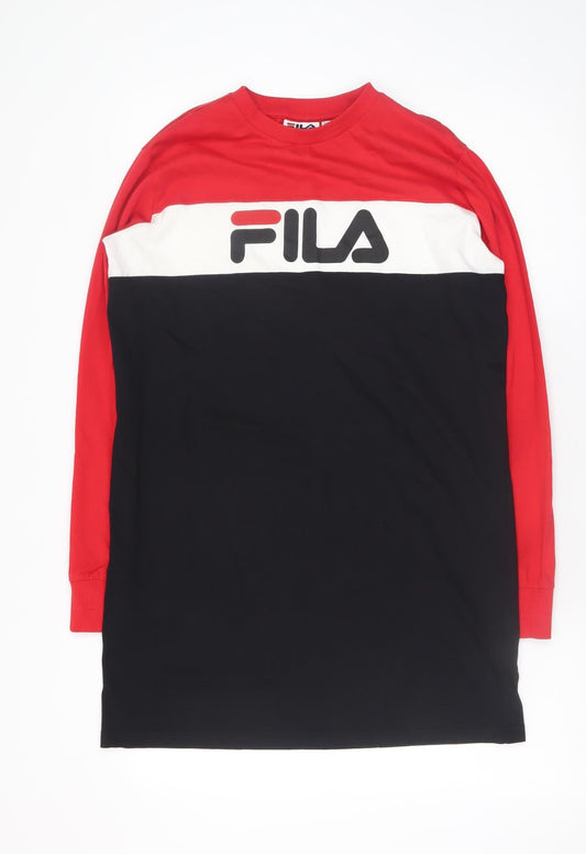 Womens UK Size XS FILA T-Shirt Dress