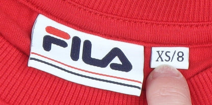Womens UK Size XS FILA T-Shirt Dress