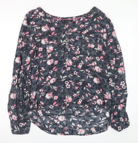Womens UK Size 14 Dunnes Multicoloured Tunic Blouse