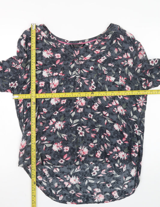 Womens UK Size 14 Dunnes Multicoloured Tunic Blouse