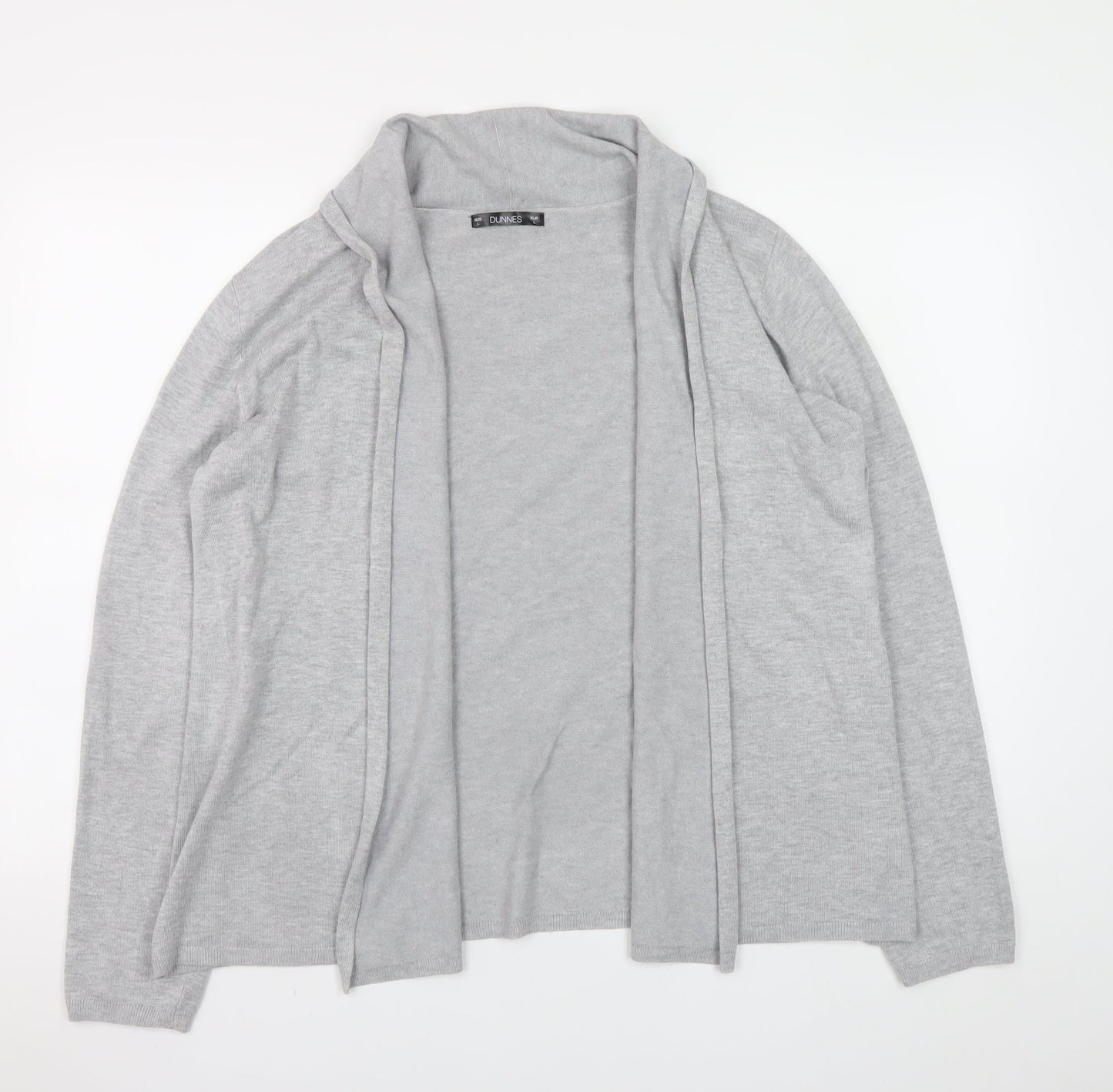 Womens UK Size L Dunnes Grey Cardigan Jumper