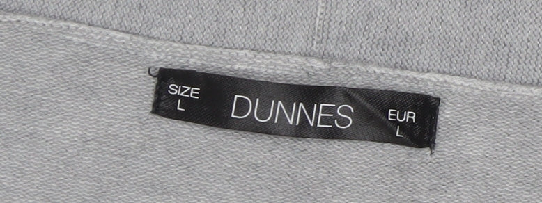 Womens UK Size L Dunnes Grey Cardigan Jumper