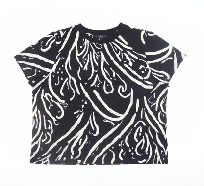 Womens UK Size 18 NEXT Black Basic T-Shirt