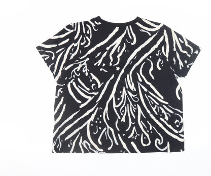 Womens UK Size 18 NEXT Black Basic T-Shirt