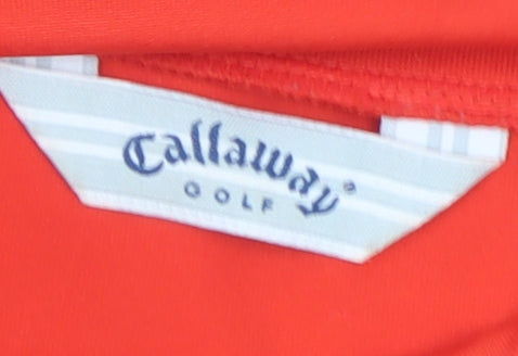 Mens UK Size L Callaway Red  T-Shirt