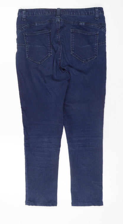 Womens UK Size 12 Gallery Slim Fit Skinny Blue Jeans