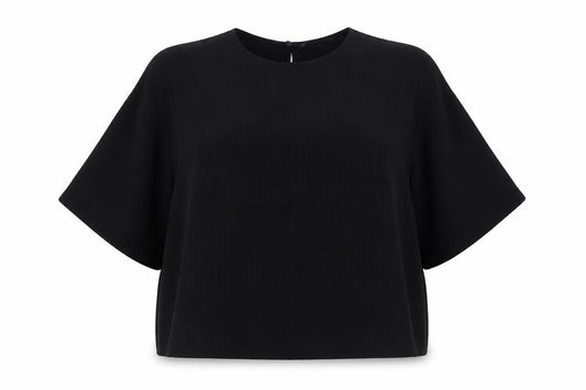 Womens UK Size 16 Primark Black Basic Blouse