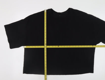 Womens UK Size 16 Primark Black Basic Blouse