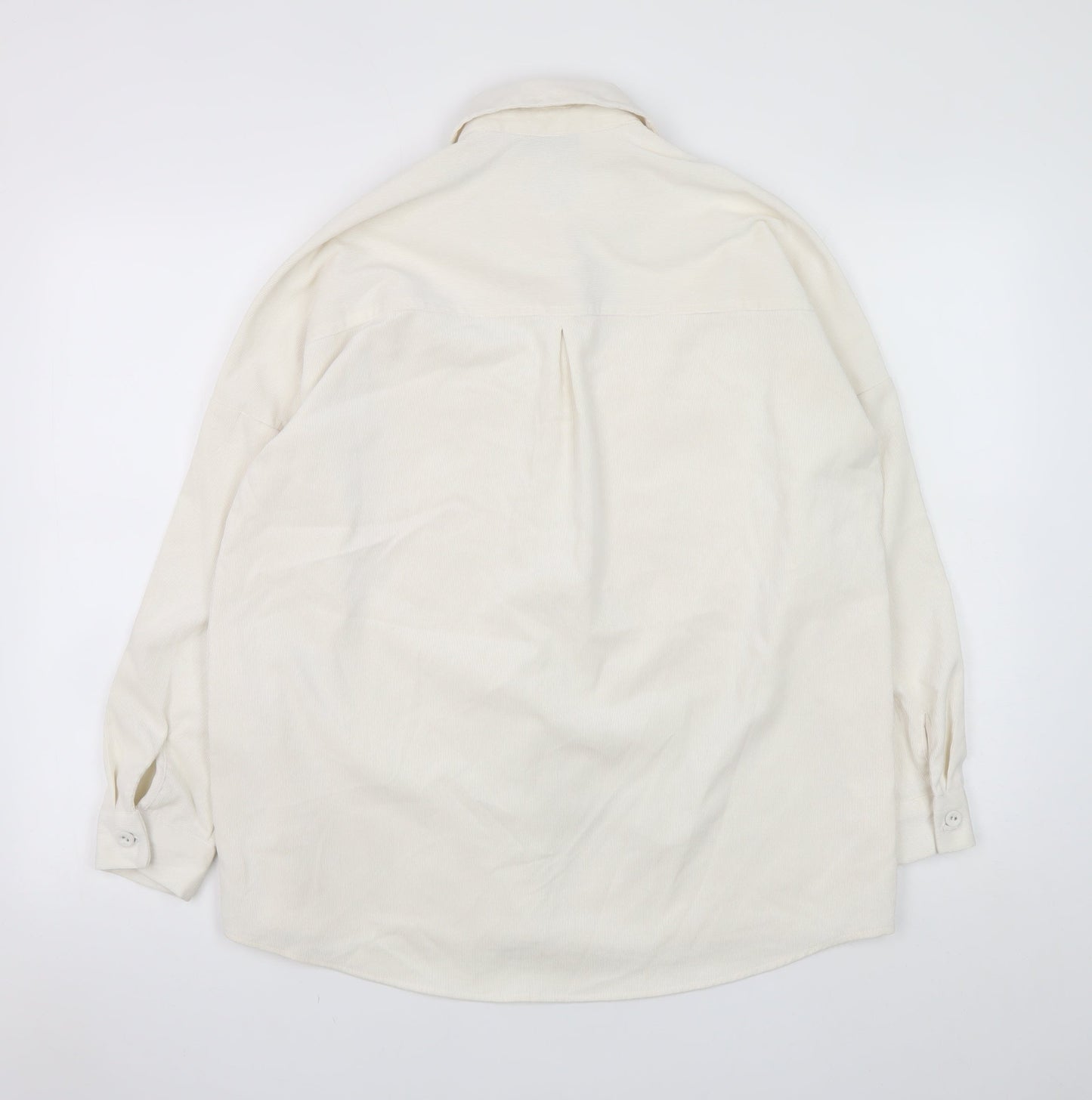 Womens UK Size XS Stradivarius Ivory Basic Jacket