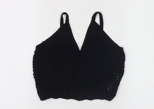 Womens UK Size S Primark Black Pullover Jumper