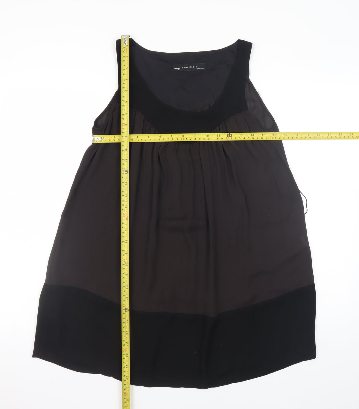 Womens UK Size S Zara Basic Shift Dress