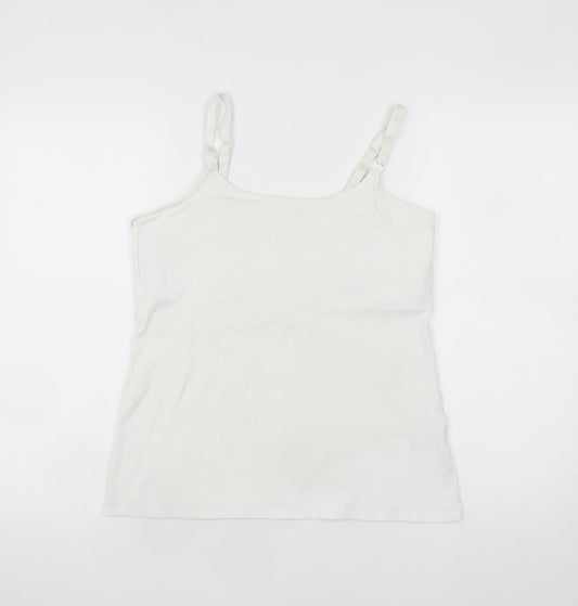 Womens UK Size M H&M White Camisole Tank